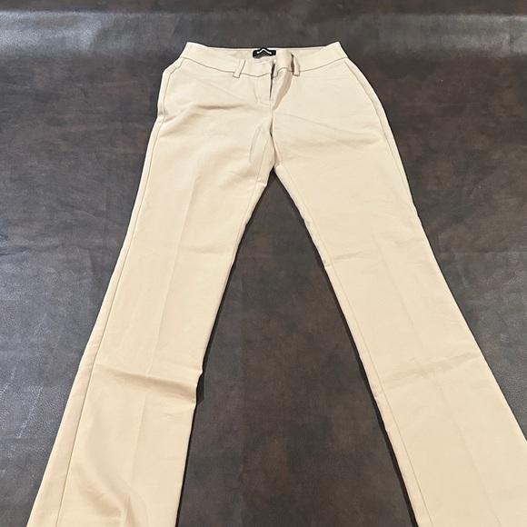 Express Pants - Express Beige Boot Cut Dress Pants